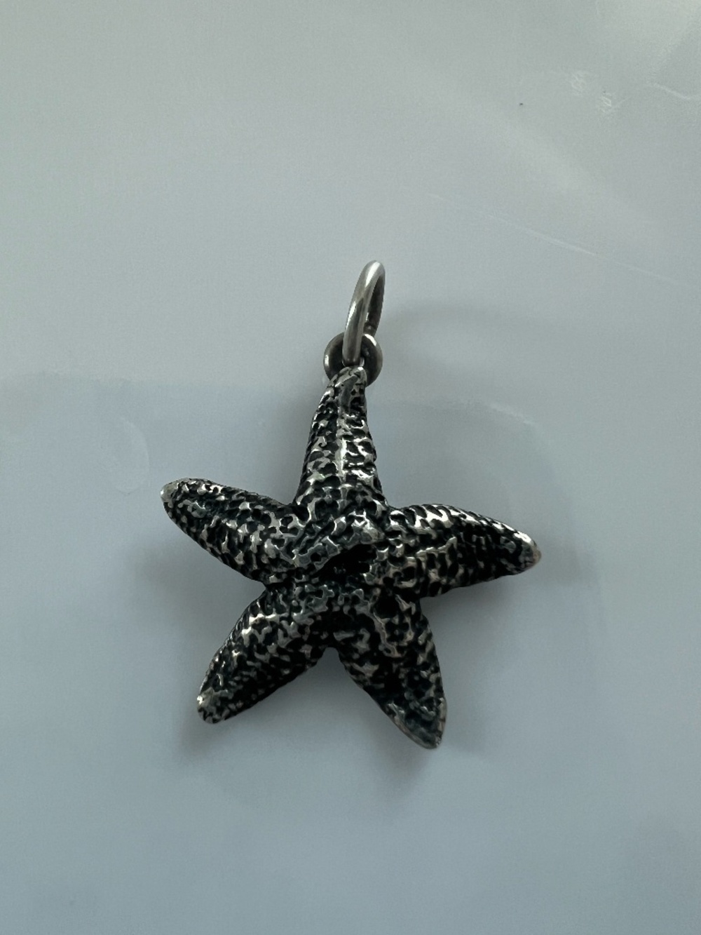 RETIRED James Avery Starfish Charm, Sterling Silver